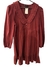 Vestido bordo ZARA talle S