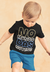 Camiseta Clássica No Mundo - Preta - comprar online