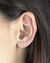 Brinco earcuff 5 corações na internet