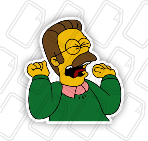 NED FLANDERS CORTINAS PURPURA - comprar online