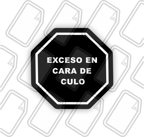 EXCESO EN CARA DE CULO - comprar online
