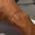 Pulseira masculina de corrente cubana simples - loja online
