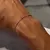Pulseira masculina de corrente cubana simples