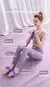 Tensor de Pedal de Quatro Tubos Equipamento Fitness Yoga Fortalecimento Abdominal Faixa Elástica Corda de Tensão - BioFitX