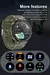 Smartwatch Militar Waterproof Tela HD Lanterna Monitoramento Saúde Chamada BT Android, IOS - comprar online