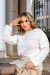Blusa Feminina Moda Tricot Blusa Pérola (DANDARA) - loja online