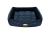 Cama Retangular para Cachorro ou Gato Luppet Luxo Preto Ossinhos Tamanho:GG (LP9