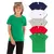 Kit 5 Camiseta Infantil Menino Básica Lisa Tamanho 2 ao 12 na internet