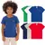 Kit 5 Camiseta Infantil Menino Básica Lisa Tamanho 2 ao 12