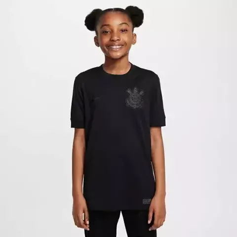 Conjunto Infantil Corinthians 24/25 Torcedor - Preto - comprar online