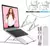 Suporte De Alumínio Ajustável/Regulável Para Notebook E Macbook Escritório - ART STORE