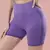 Shorts Fitness Feminino Cintura Alta Academia Yoga Levanta Bumbum Sem Costura
