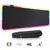 Mouse pad Gamer Led Rgb 7 Núcleos Tamanho Grande 80 X 30cm Usb - ART STORE