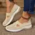 Tênis feminino respirável sapatos casuais verão sola macia sapatos ortopédic