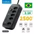 Extensão tomada,Filtro de linha,Extensão elétrica,tomada usb,Filtro de linha na internet