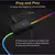 Mouse pad Gamer Led Rgb 7 Núcleos Tamanho Grande 80 X 30cm Usb na internet