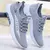 Sapatos esportivos masculinos nova malha voando tecido respirável casual papai - loja online