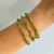 Pulseira de Peridoto - cascalho mini - comprar online