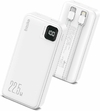 Basike Power Bank 20000mAh – Carregador Portátil Rápido com 2 Cabos Integrados