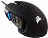 Mouse Gamer Corsair Scimitar RGB Elite – 18.000 DPI, 17 Botões Programáveis, Iluminação RGB 4 Zonas, Armazenamento On-Board