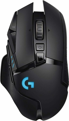 Mouse Gamer Logitech G502 Lightspeed Wireless – RGB, 25K DPI, 11 Botões, Ajuste de Peso e Bateria Recarregável