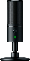 Razer Seiren X – Microfone de Condensador USB Profissional para Streaming, Gravação e Chamadas (Preto)