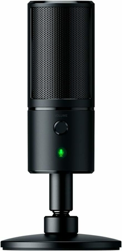 Razer Seiren X – Microfone de Condensador USB Profissional para Streaming, Gravação e Chamadas (Preto)