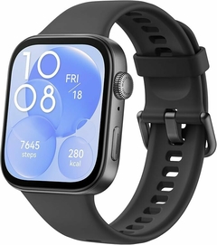 SmartWatch HUAWEI WATCH Fit 3 (Preto) | Tela AMOLED 1.82" Ultra-fino | +100 Modos Esportivos | Monitor de Saúde 24/7 | iOS e Android | Bateria de 10 D
