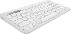 Teclado Sem Fio Logitech Pebble Keys 2 K380s Bluetooth Easy-Switch, US - Branco