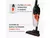 Aspirador de Pó 2 em 1 Mondial 1500W Preto e Laranja - 110V na internet
