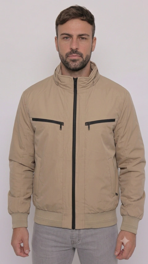 Campera Hombre Since 6804 | Abrigo Liviano con Cierre