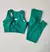 Imagem do 2 peças sutiã esportivo conjunto feminino profissional de fitness tanque super