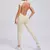 Conjunto de yoga sexy sem costas de uma peça macacão feminino rápido roupas d - Zena