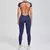 Imagem do Conjunto de yoga sexy sem costas de uma peça macacão feminino rápido roupas d