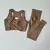 2 peças sutiã esportivo conjunto feminino profissional de fitness tanque super