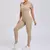 Conjunto de yoga sexy sem costas de uma peça macacão feminino rápido roupas d na internet