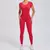 Conjunto de yoga sexy sem costas de uma peça macacão feminino rápido roupas d - loja online