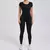 Conjunto de yoga sexy sem costas de uma peça macacão feminino rápido roupas d - comprar online