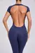 Conjunto de yoga sexy sem costas de uma peça macacão feminino rápido roupas d na internet
