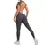 Conjunto de yoga sexy sem costas de uma peça macacão feminino rápido roupas d - loja online