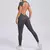 Imagem do Conjunto de yoga sexy sem costas de uma peça macacão feminino rápido roupas d