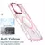 Funda de teléfono magnética transparente Magsafe adecuada para iPhone16 15 14