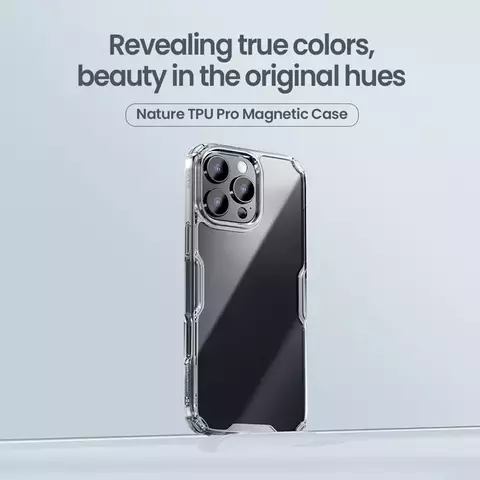 Para iPhone 16 Pro Max, 16 Pro, 16 Plus funda NILLKIN Nature TPU Pro magnética - comprar en línea