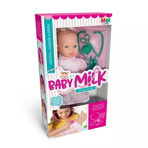 Boneca Baby Milk Primeira Consulta Milk