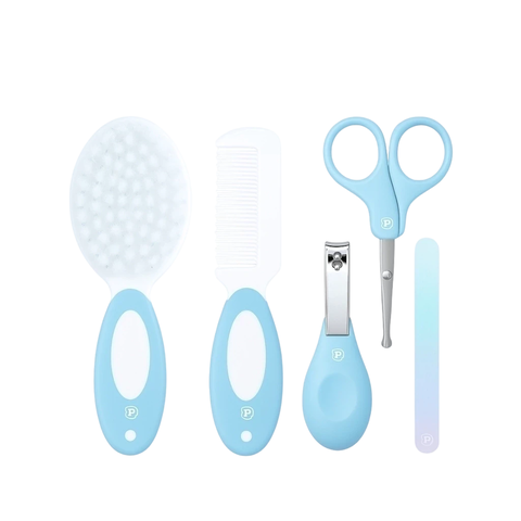 Kit Higiene Bebê 5 Peças – Escova, Pente, Tesoura, Cortador de Unhas e Lixa Infantil - comprar online