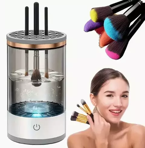 Limpador Elétrico de Pincéis de Maquiagem