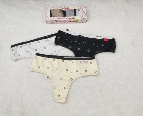 Pack x3 culotteles algodón DULCE LIMON Talle max - comprar online