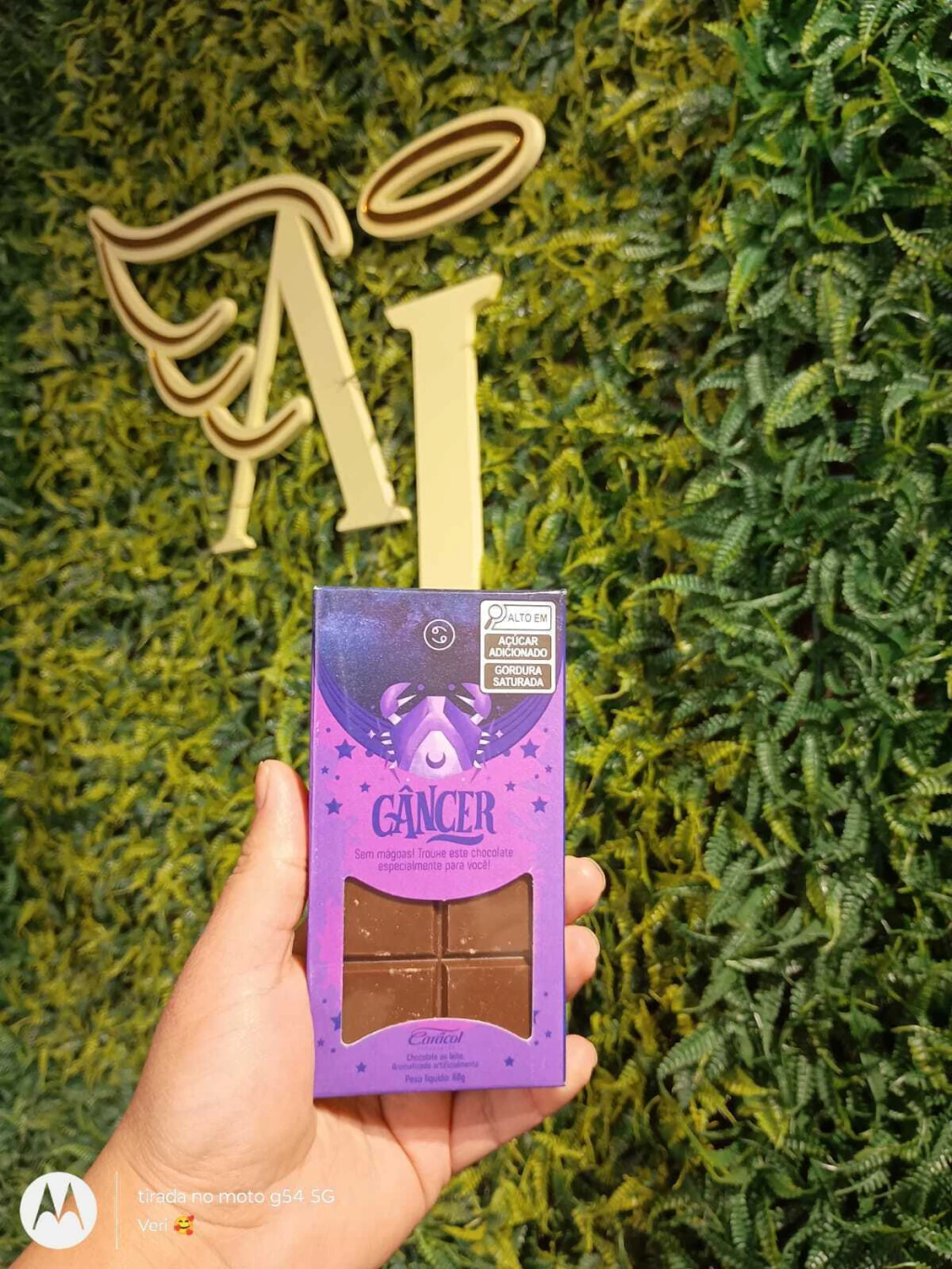 Chocolate ao Leite Signo Câncer 60g – Caracol Chocolates Artesanal e Exclusivo