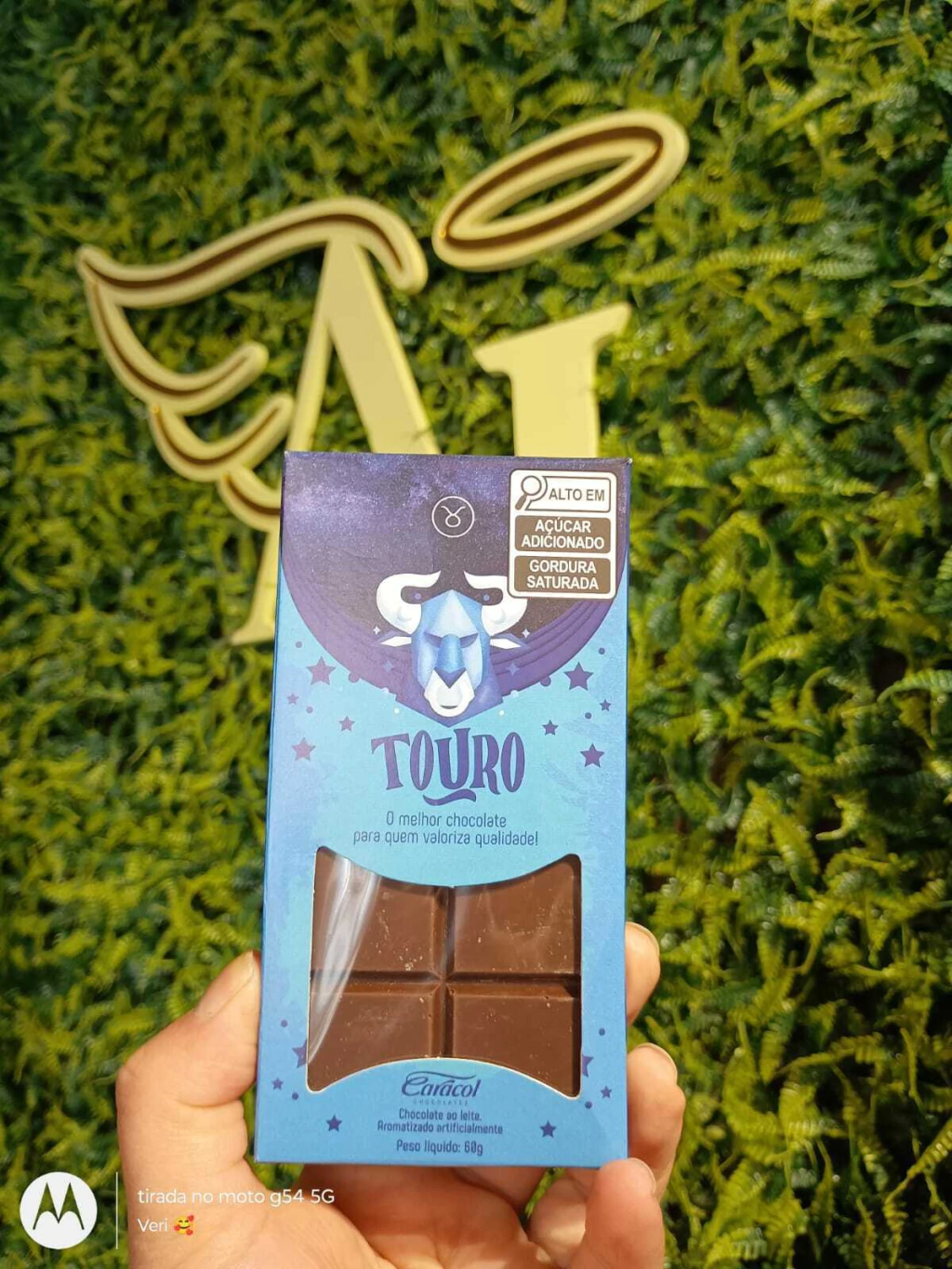 Chocolate ao Leite Signo Touro 60g Caracol Chocolates