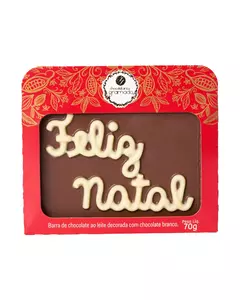 Barra Choc Gramado com dizer "Feliz Natal" 70g